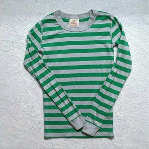 Hanna Andersson Organic Striped Pajama Top 140cm 10y Like New